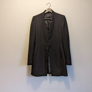 Black Zara Basics Blazer, US Small